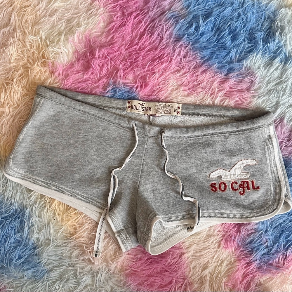 Hollister Light Gray So Cal Lounge Shorts